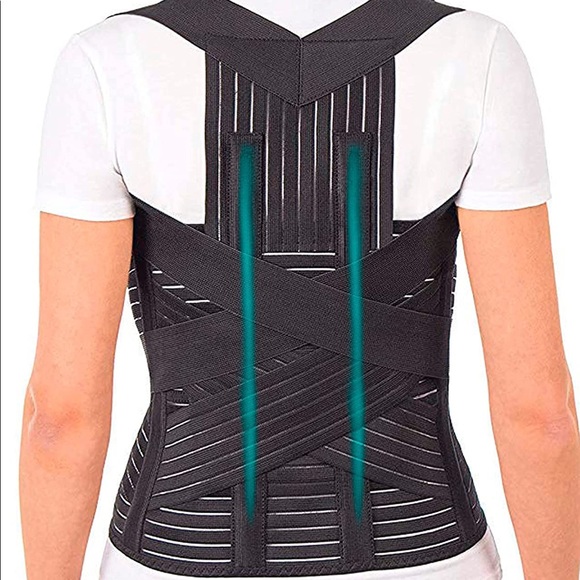 Breathable Posture Corrector Brace - Transformer Shoulder and Lower Back Support - Picture 2 of 10